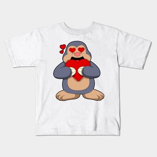 Mole with Heart Kids T-Shirt